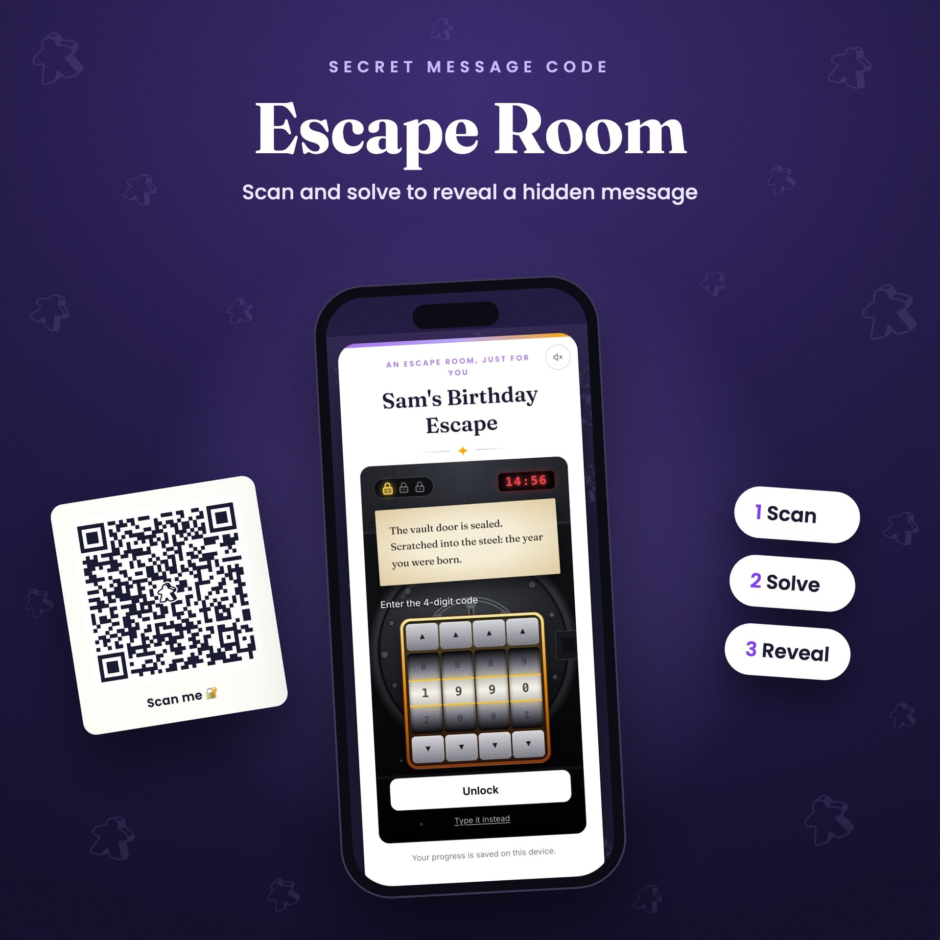 Escape Room – Secret Message Code