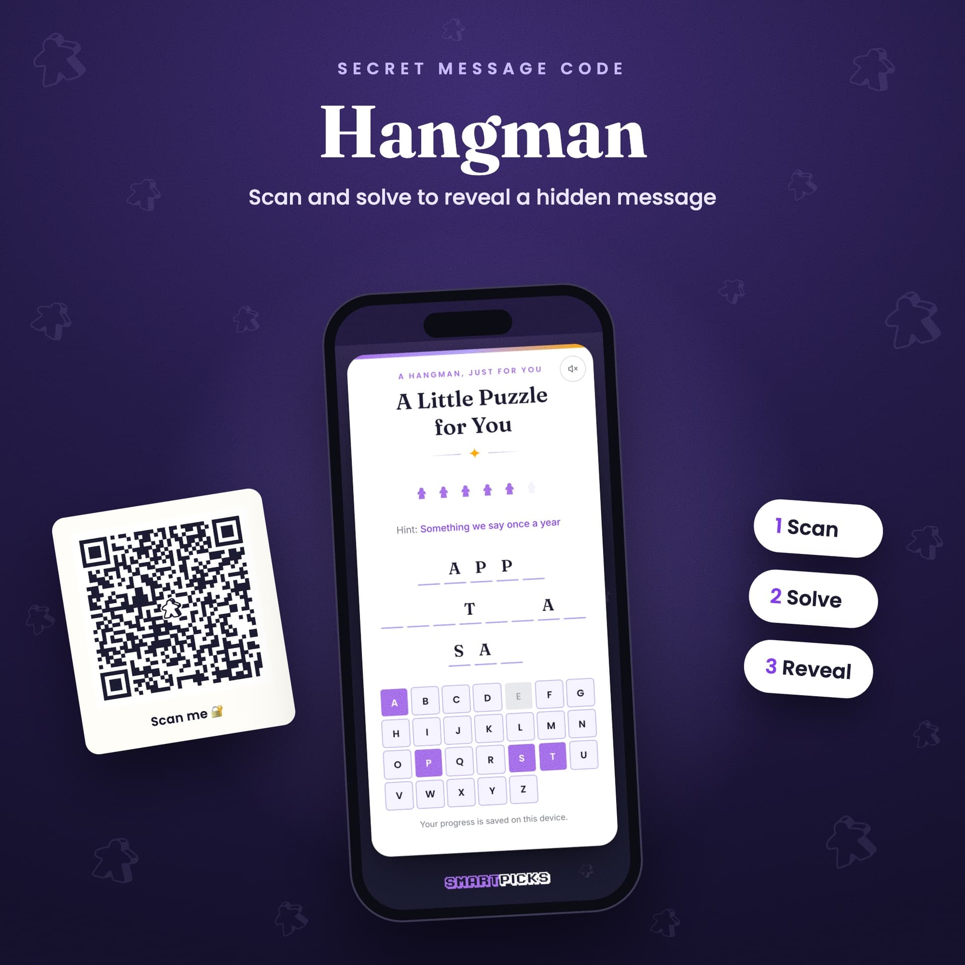Hangman – Secret Message Code