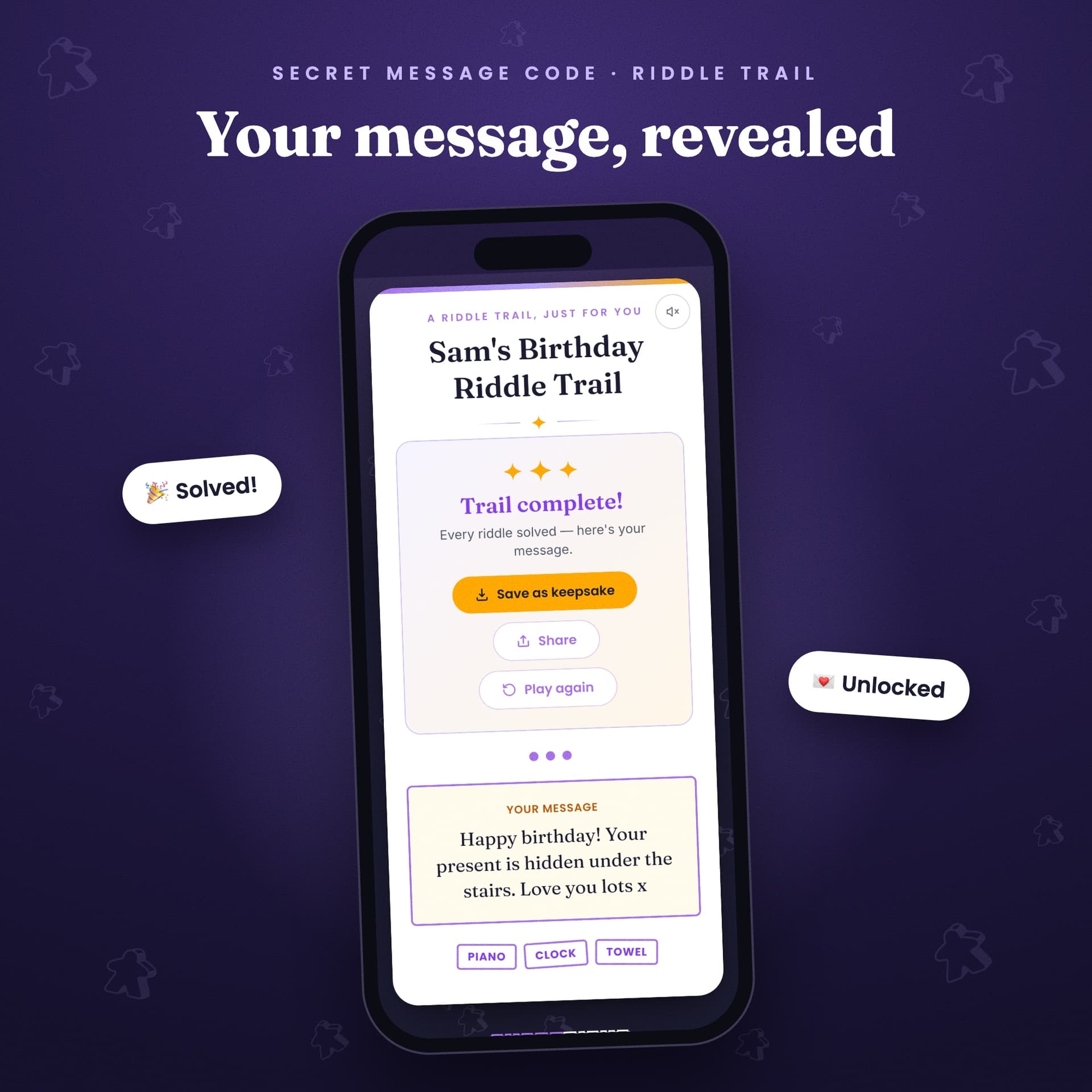 Riddle Trail – Secret Message Code - Image 3