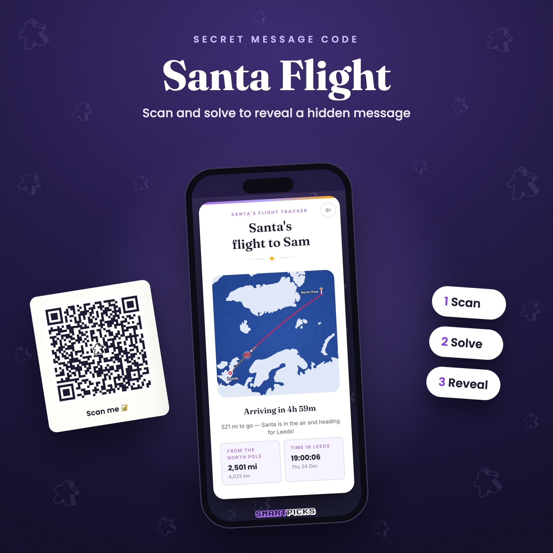 Santa Flight – Secret Message Code