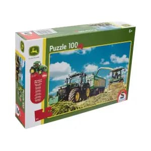 John Deere Tractor & Harvester 100 Piece Jigsaw Puzzle