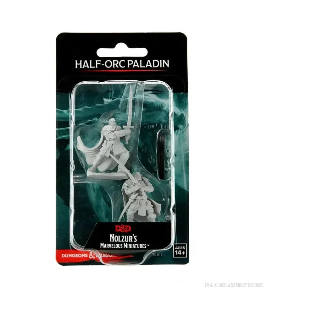 D&D Nolzur's Marvelous Miniatures: Half-Orc Paladin Male