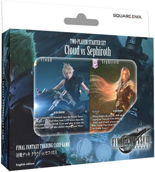 Final Fantasty 7 Cloud Vs Sephiroth Starter Set