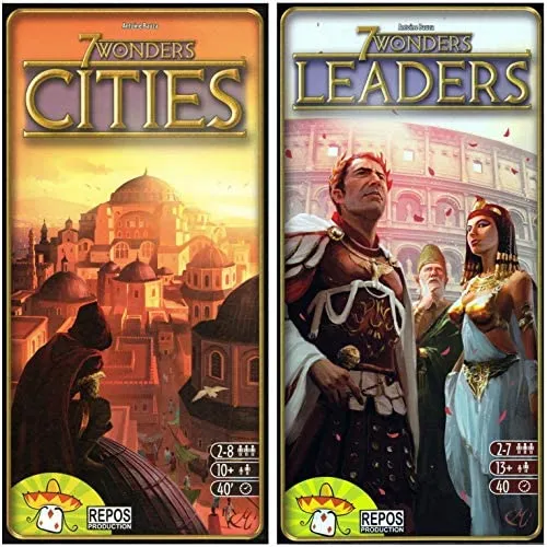 7 Wonders Cities 7 Wonders Leaders Expansion Bundle