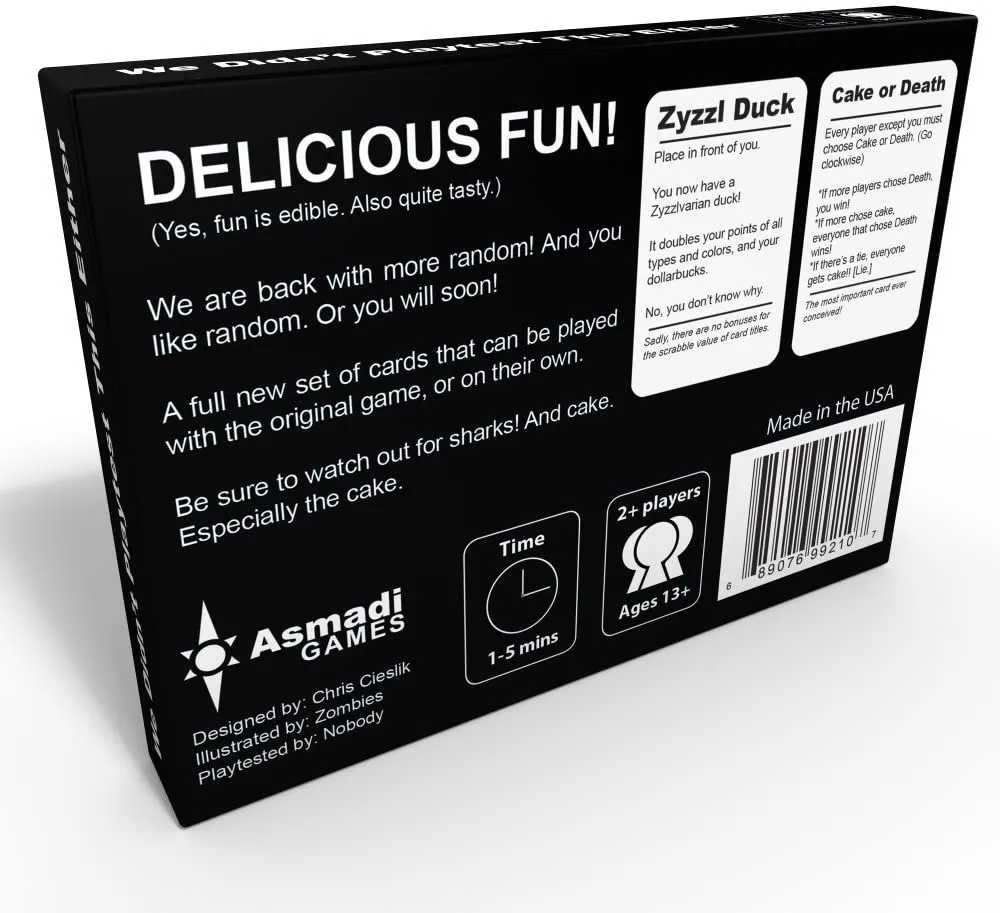 We Didn't Play Test This Either We Didn T Play Test This Either