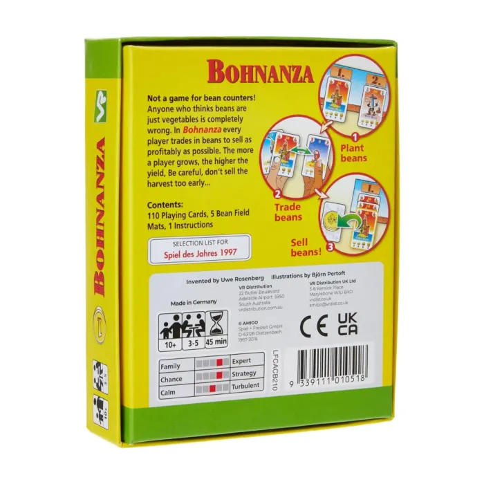 Bohnanza Card Game