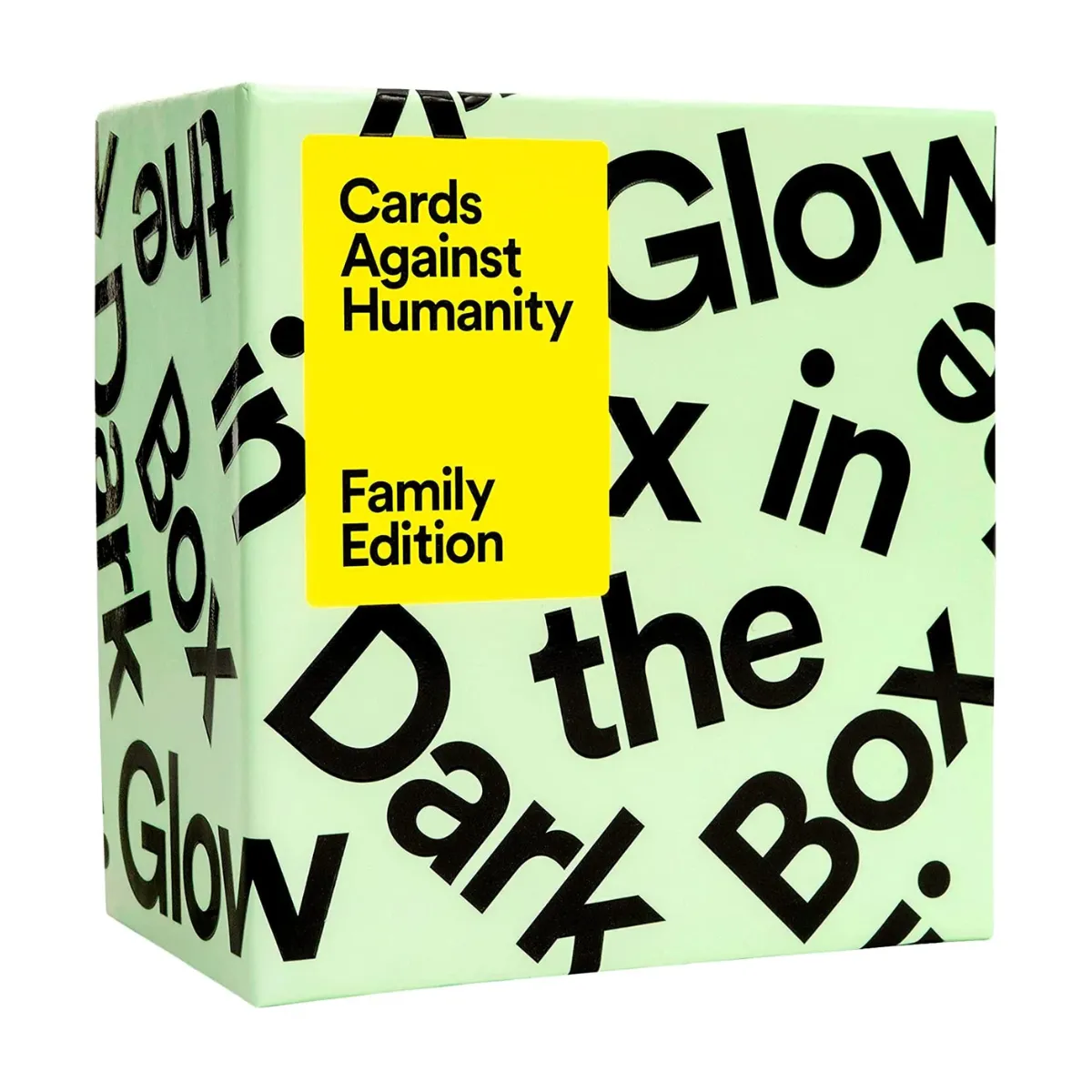 Cards Against Humanity Family Edition First Expansion Glow In The Dark Box Cards Against Humanity Family Edition