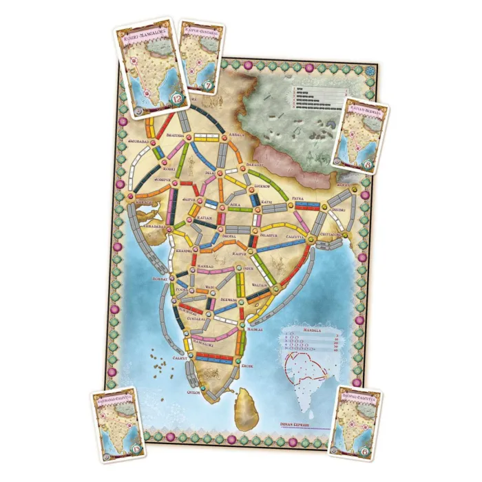 Ticket To Ride India Map Collection