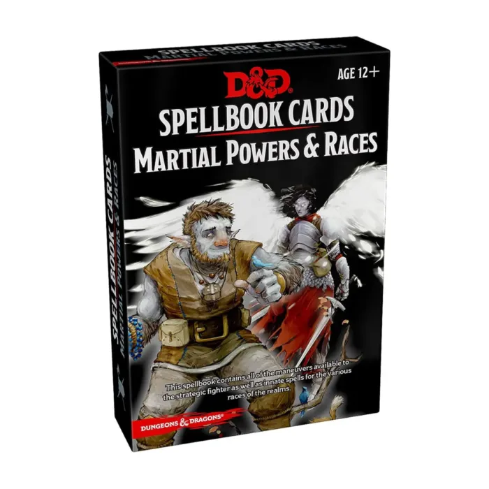 Dungeons & Dragons Spellbook Cards Martial Powers & Races