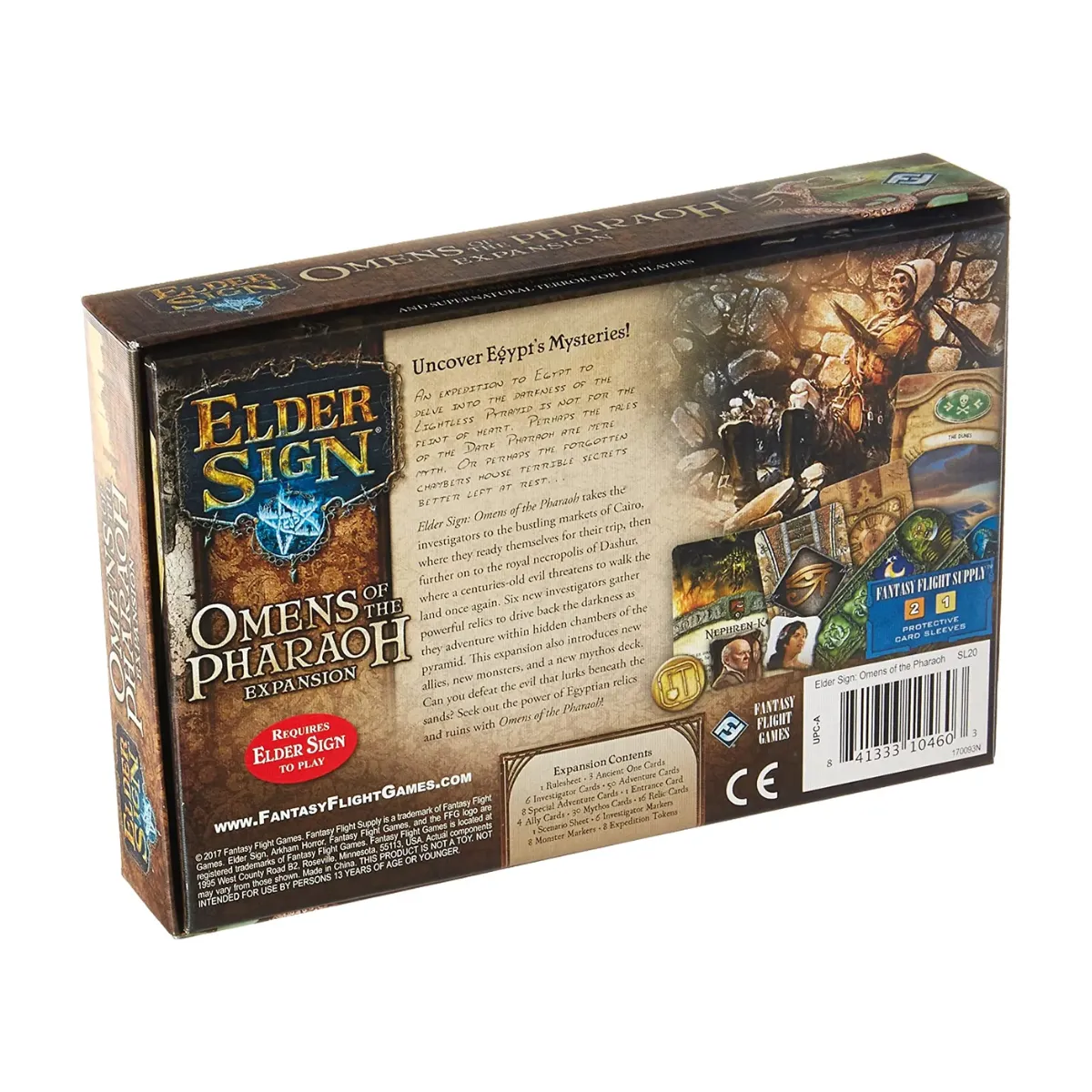 Elder Sign Omens of the Pharaoh Board Game Expansion Elder Sign Omens of the Pharaoh Board Game Expansion - Image 2