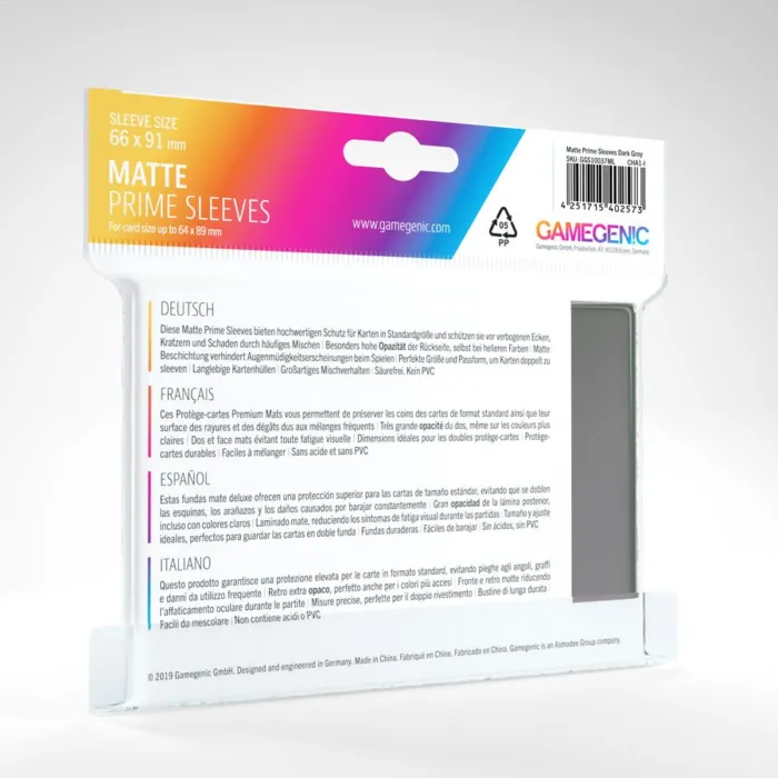 GG Sleeves Matte Prime Standard Color 0019 jpg