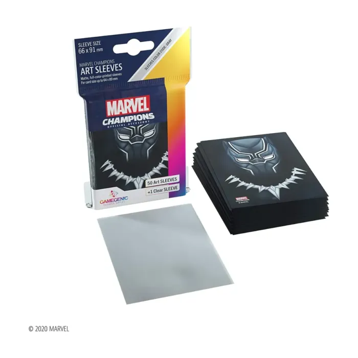 Marvel Champions Art Sleeves:  Black Panther