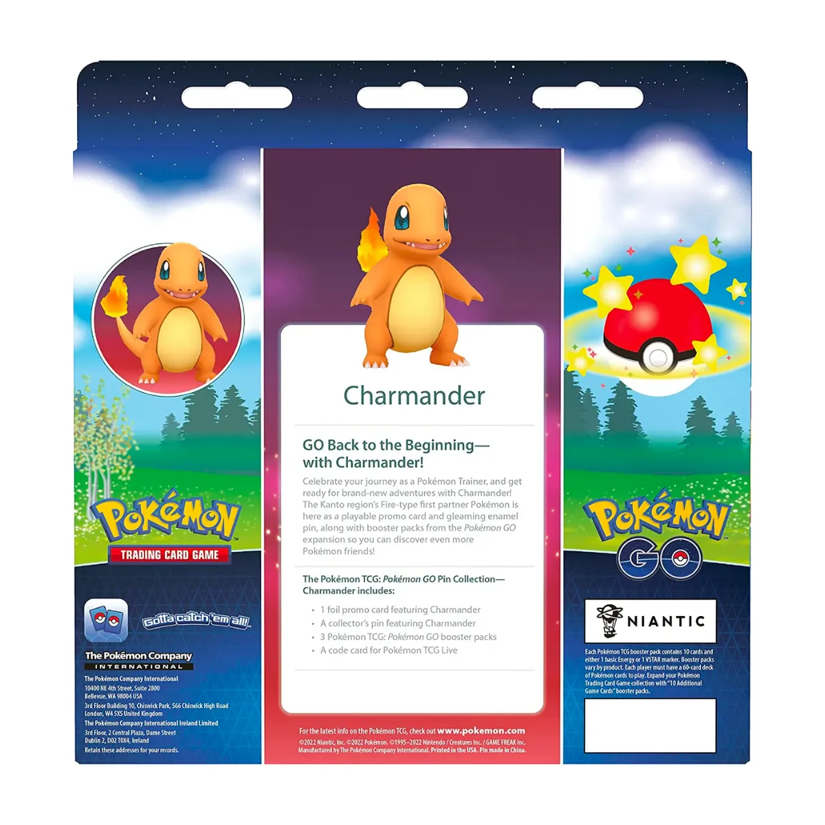 Pokémon TCG: Pokémon GO Pin Collection - Charmander Pokémon GO Pin Collection – Charmander