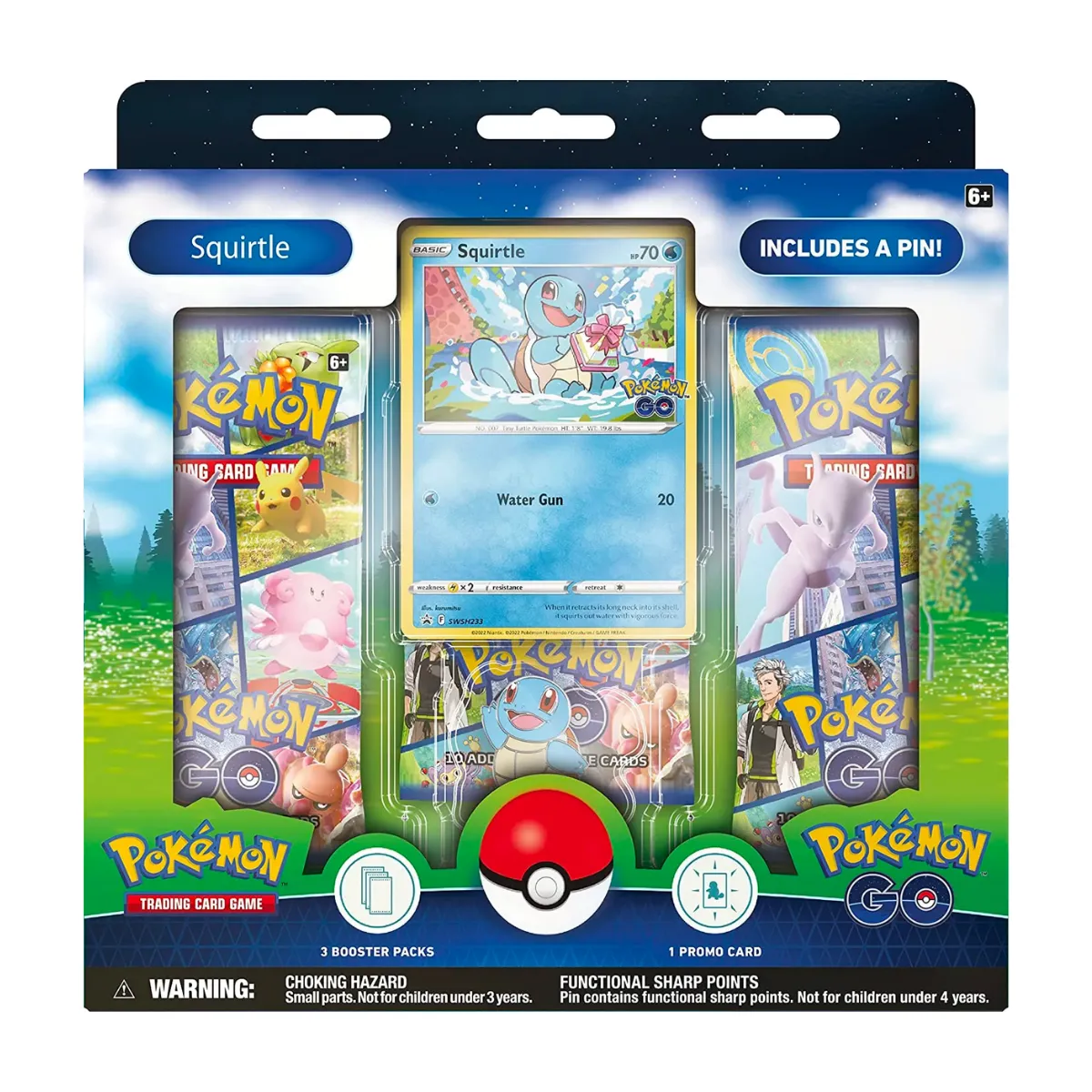 Pokémon TCG: Pokémon GO Pin Collection – Squirtle Pokémon TCG: Pokémon GO Pin Collection – Squirtle - Image 2