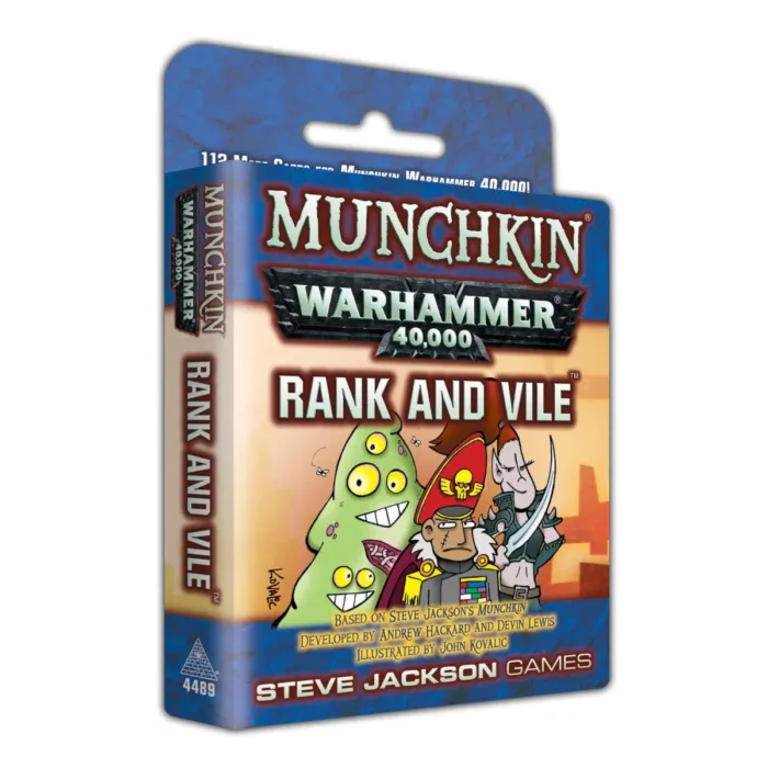 Steve Jackson Games Munchkin Warhammer 40,000 Rank and Vile