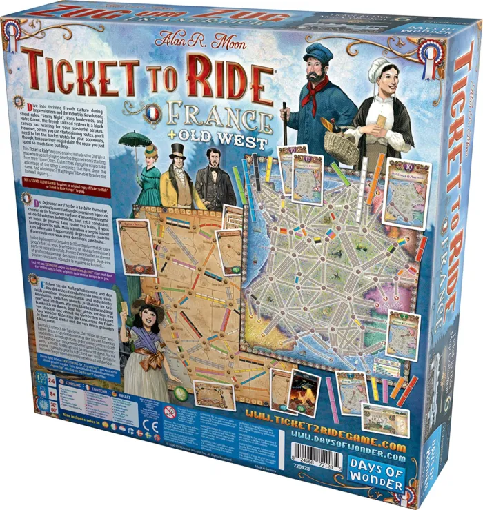 Ticket To Ride Map Collection Volume 6 France Old West