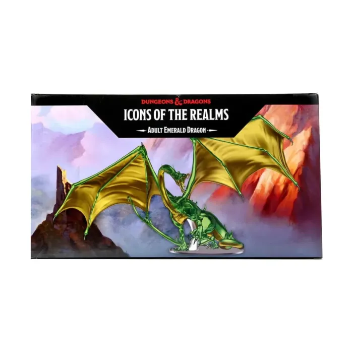 Adult Emerald Dragon Premium Figure Dd Icons Of The Realms 5