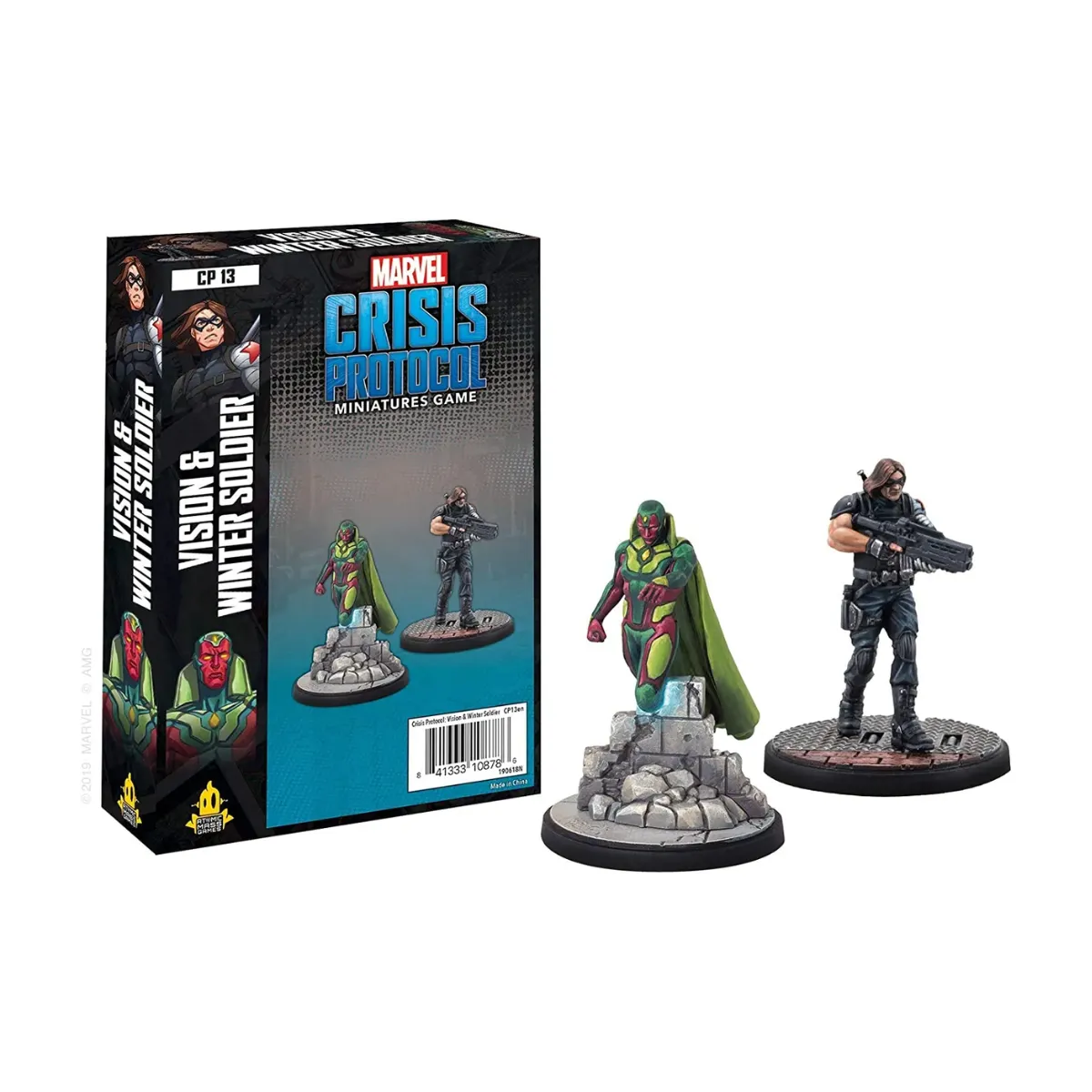 Marvel Crisis Protocol Vision and Winter Soldier CHARACTER PACK Marvel Crisis Protocol Vision And Winter Soldier Character Pack 4