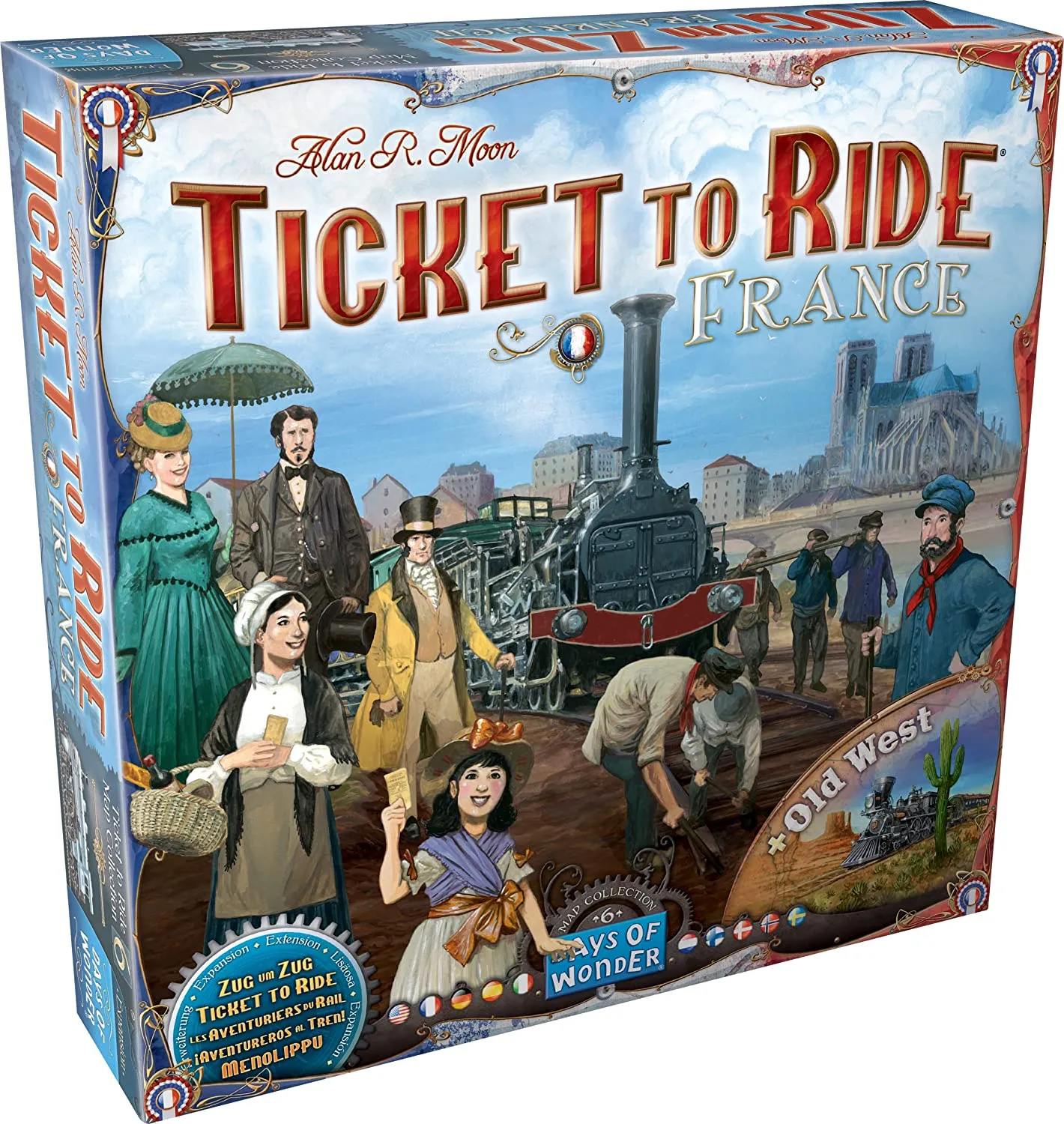 Ticket To Ride Map Collection: Volume 6 - France & Old West Ticket To Ride Map Collection Volume 6 France Old West 2