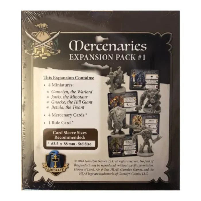 Heroes of Land, Air & Sea: Mercenaries Expansion Pack #1