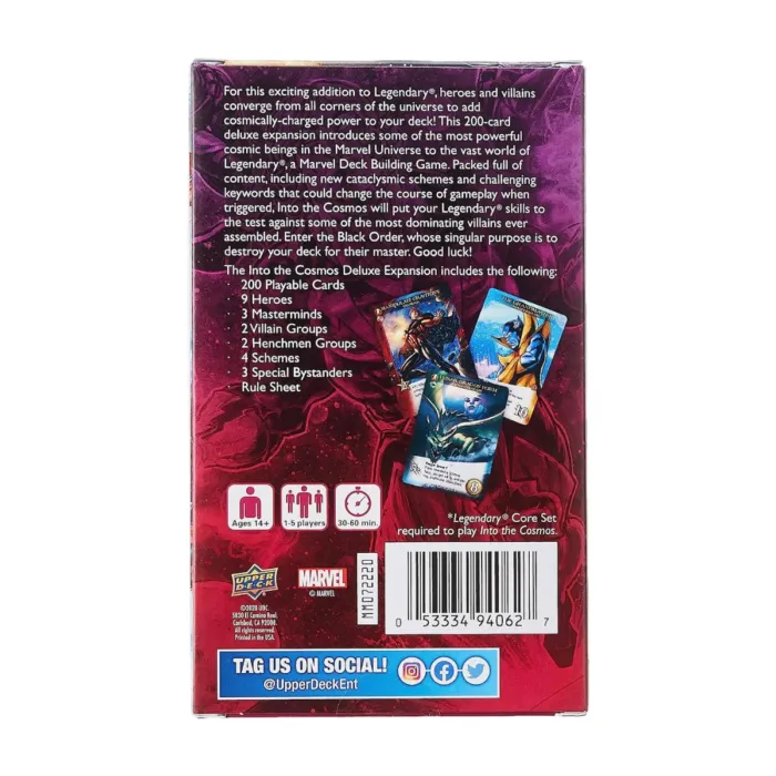 Marvel Legendary: Into the Cosmos Expansion Card Game