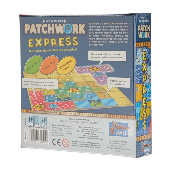 Patchwork Express Board Game