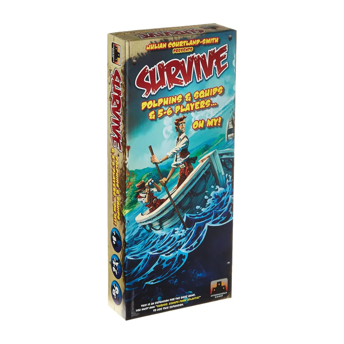 Survive: Dolphins & Squids & 5-6 Players Expansion Board Game Survive_ Dolphins & Squids & 5-6 Players... Oh My!