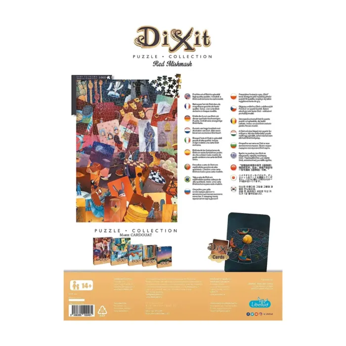 Dixit Red Mishmash 1000 Piece Jigsaw Puzzle