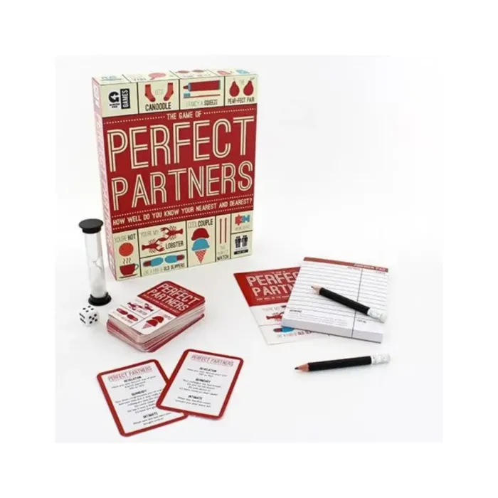 Perfect Partners Game Myth Shattering Party Game of Love, Friendship and Blushes
