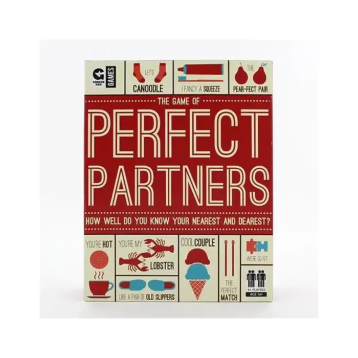 Perfect Partners Game Myth Shattering Party Game of Love, Friendship and Blushes