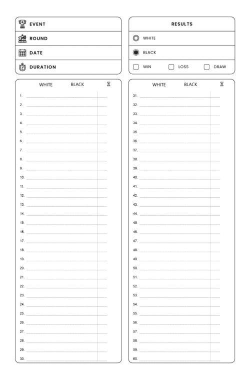 Chess Tactics Journal