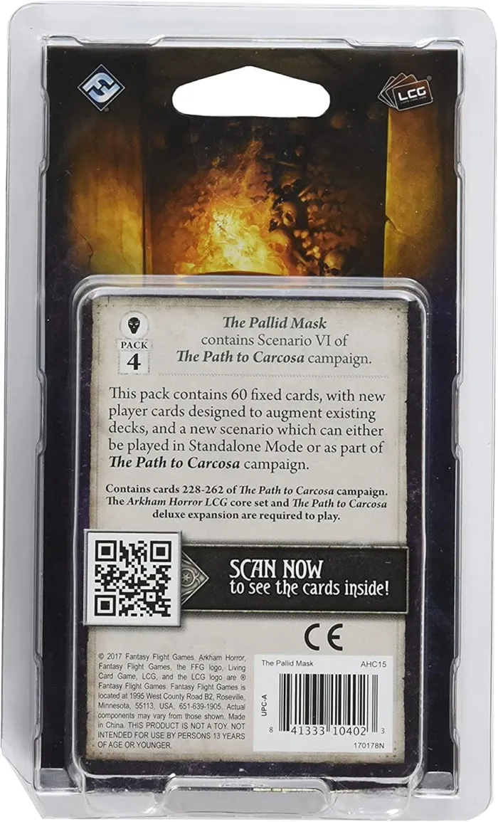 Arkham Horror The Card Game: Mythos Pack - The Pallid Mask