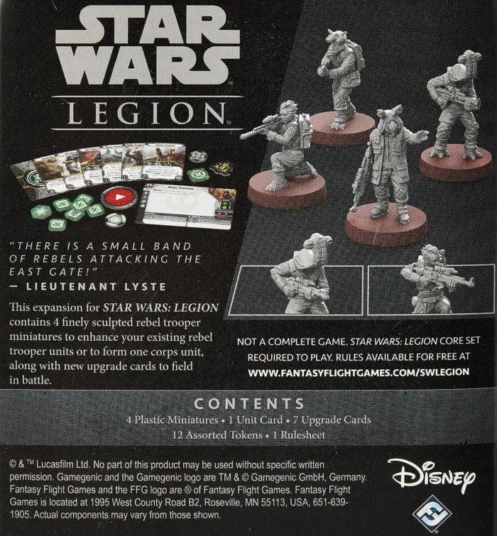 Star Wars Legion: Rebel Expansions: Rebel Trooper