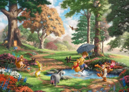 Thomas Kinkade: Disney Winnie the Pooh Puzzle - 1000pc