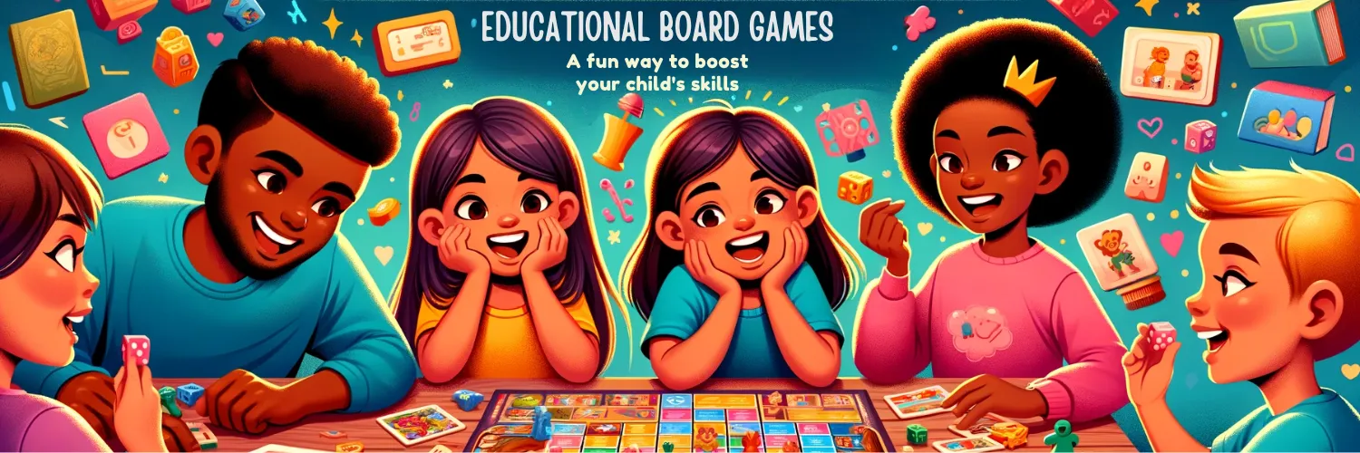 EDUCATIONAL BOARD GAMES A fun way to boost your child’s skills EDUCATIONAL BOARD GAMES A fun way to boost your child's skills