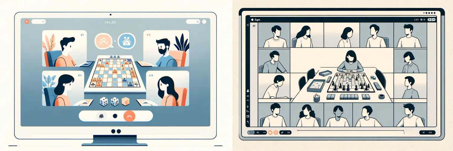 Virtual board game night