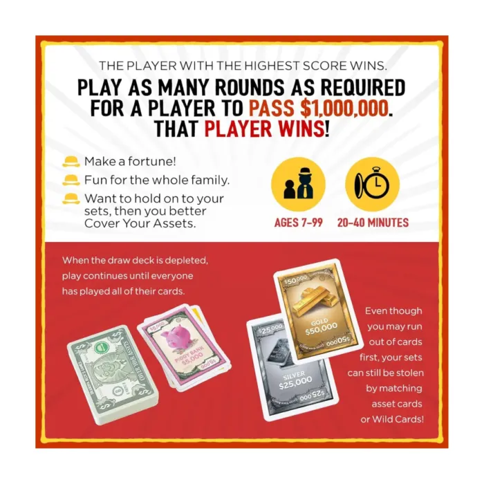 Cover Your Assets - Set Collecting Card Game Skull King Grandpa Becks Games - Image 7