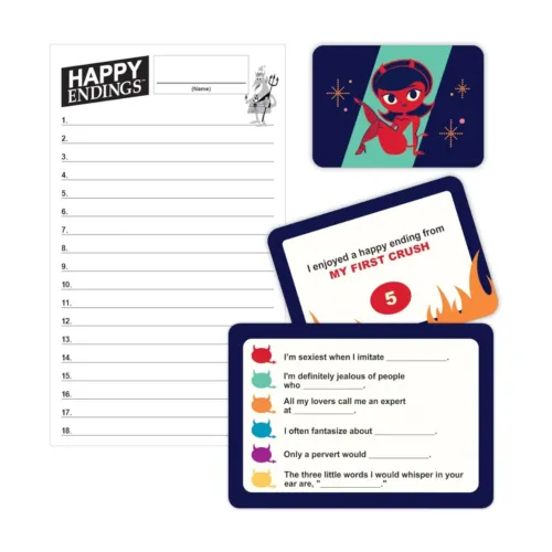 HAPPY ENDINGS - A Devilishly Fun Adult Card Game From Start to Finish
