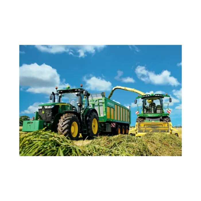 John Deere Tractor & Harvester 100 Piece Jigsaw Puzzle - Image 2